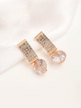 Knit Diamond Rose Gold Earrings