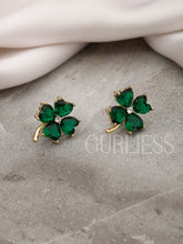 Emerald Cashmere Earrings