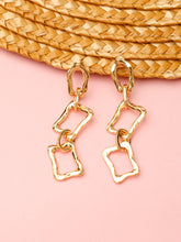 Chain drop earrings