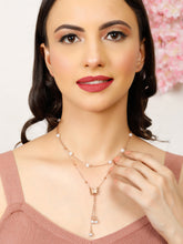 Multi Layered Choker Rose Gold Necklace