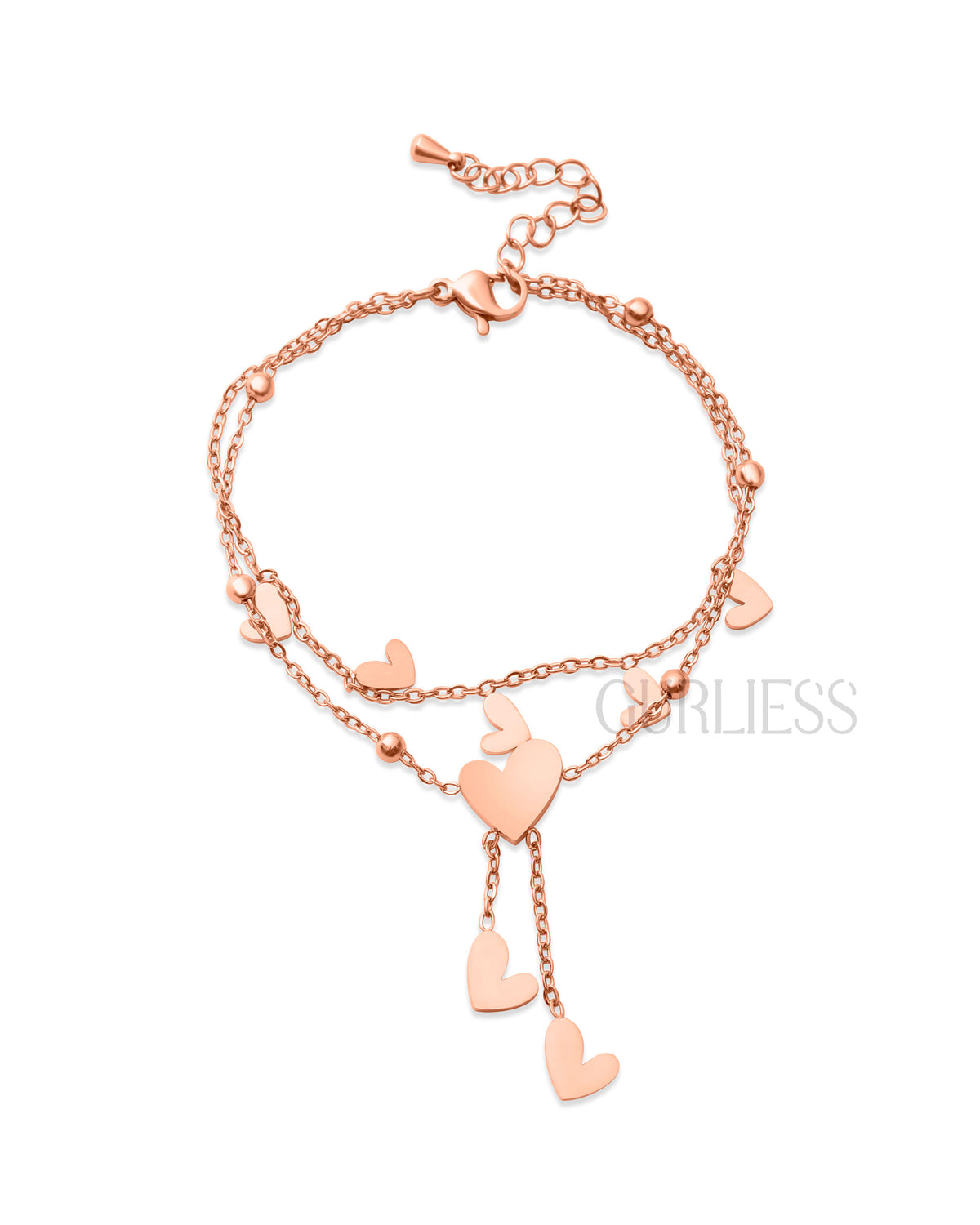 Glow Hearts Charm Bracelets