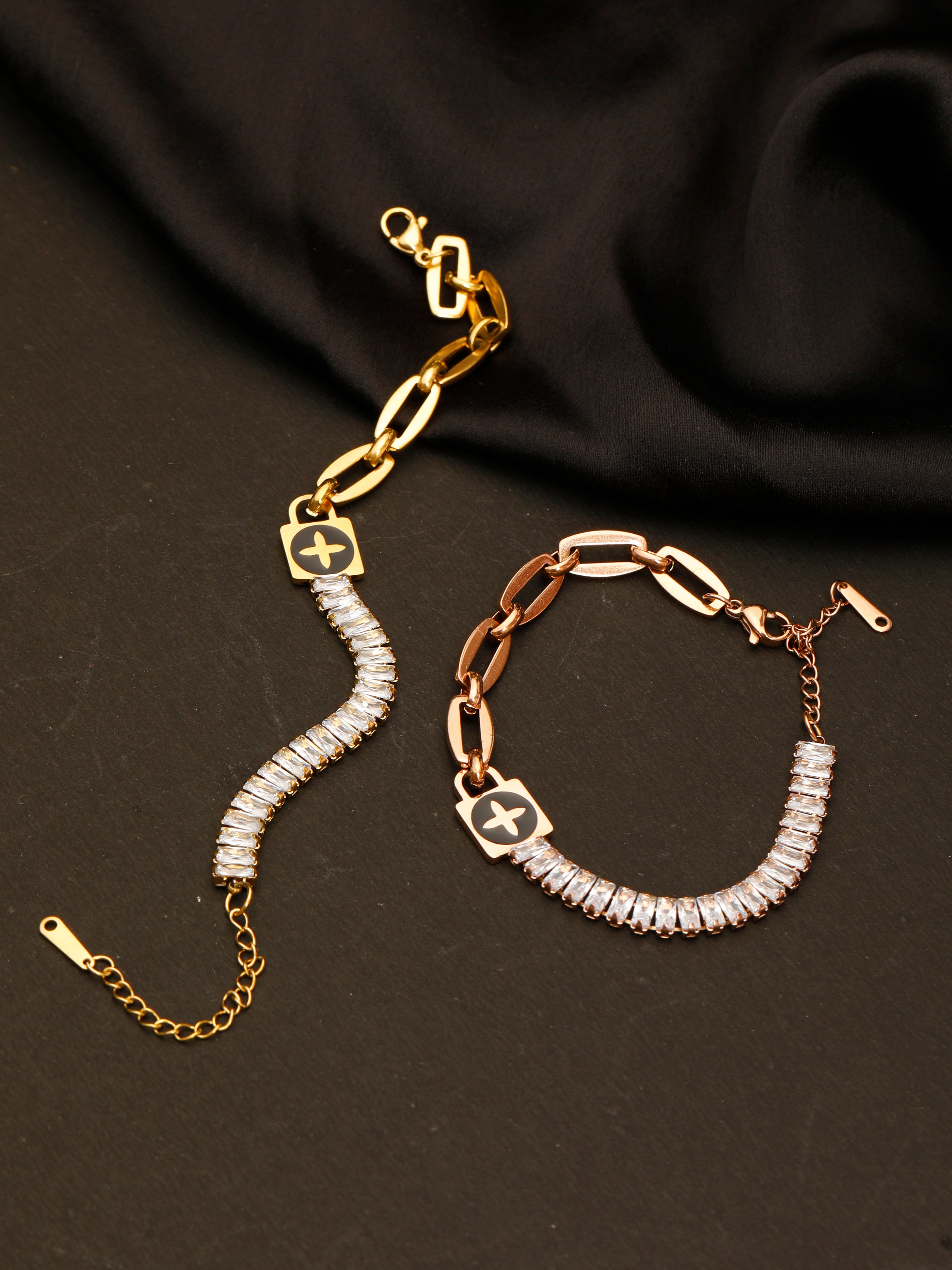 Cross Cut/Enigmatic Glow Bracelets