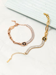 Cross Cut/Enigmatic Glow Bracelets