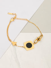 Gold Quad Charm Bracelets