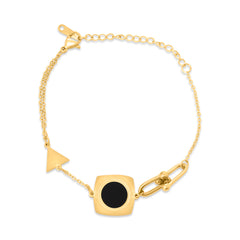 Gold Quad Charm Bracelets
