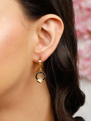 Caelia Black Gold Earring