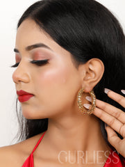 Gold Beetles Earrings