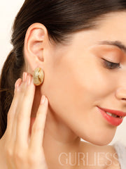 Gold Galaxy Earrings