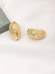 Gold Galaxy Earrings