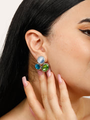 Aesthetic Teal Earrings