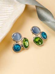 Aesthetic Teal Earrings