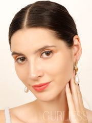Luxe Luminance Rose Earrings