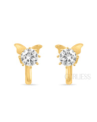 Honeycomb/Golden Grace Studs Earrings