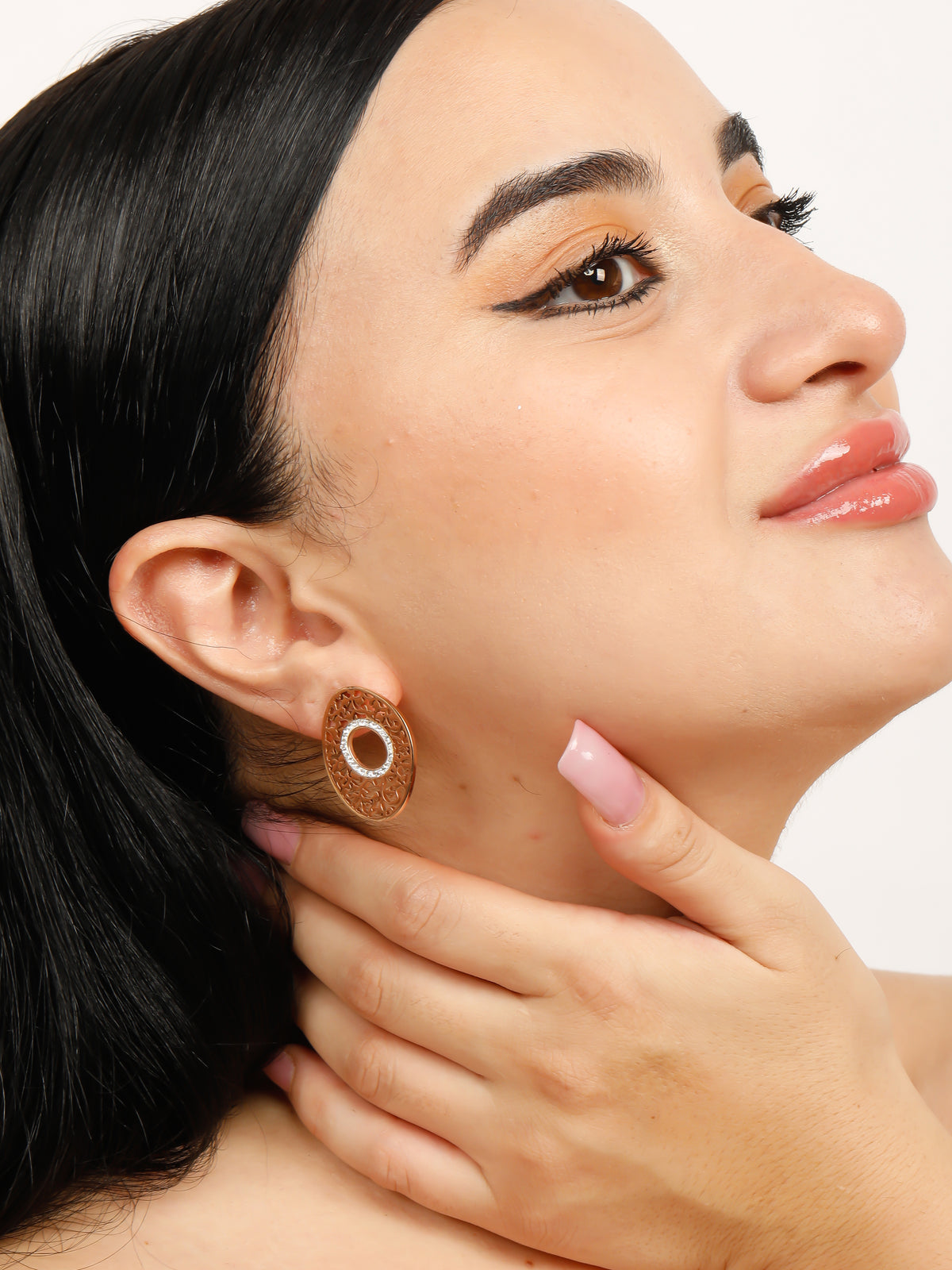 Gizelle Gold Hoop Earring