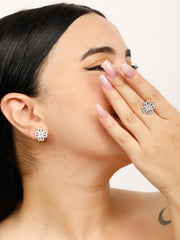 Blooming Silver Earrings