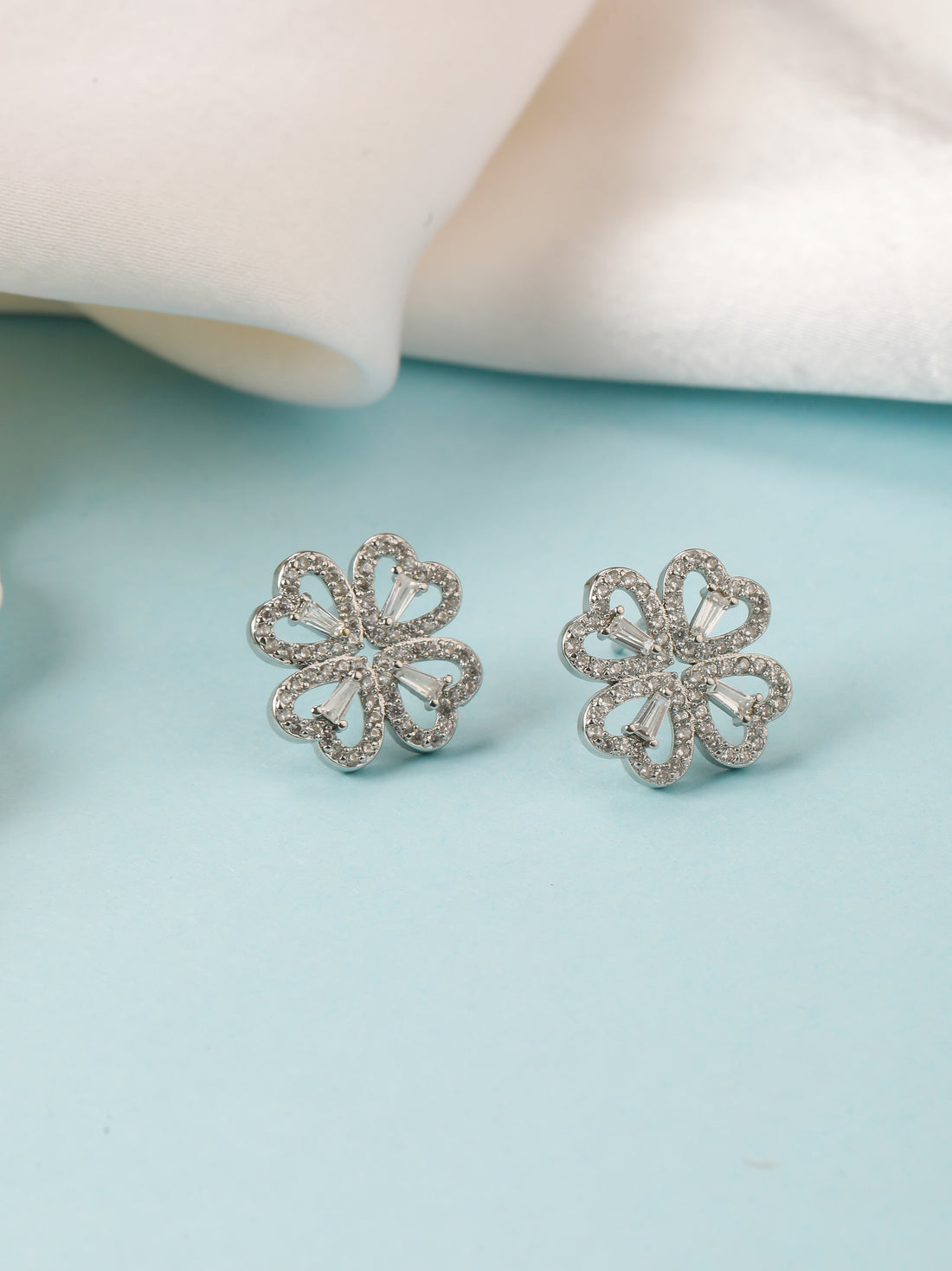 Blooming Silver Earrings