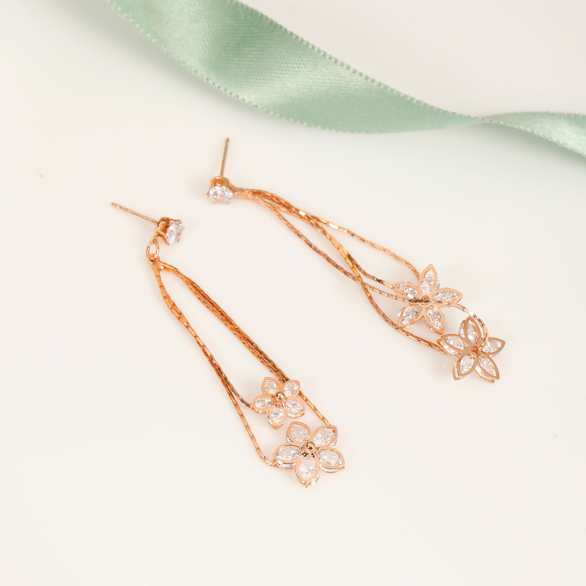 Desire Me Rose Gold Earrings