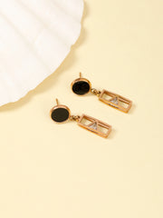 Omega Rose Gold Earrings