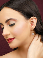 True Love Rose Gold Stud Earrings