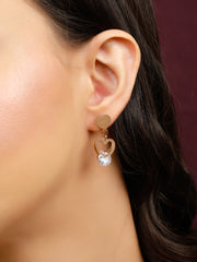 True Love Rose Gold Stud Earrings