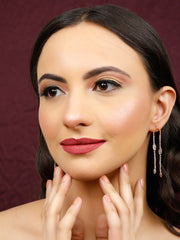 Gizelle Tale Rose Gold Earrings