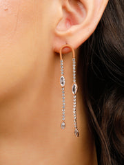 Gizelle Tale Rose Gold Earrings