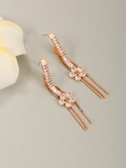 Kirata Zircon Rose Gold Earrings