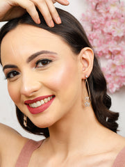 Royal Hug Gold Earrings