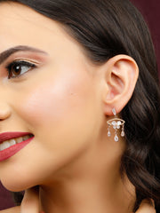 Bold Diva Rose Gold Earrings