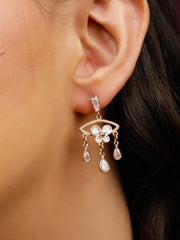 Bold Diva Rose Gold Earrings