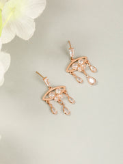 Bold Diva Rose Gold Earrings
