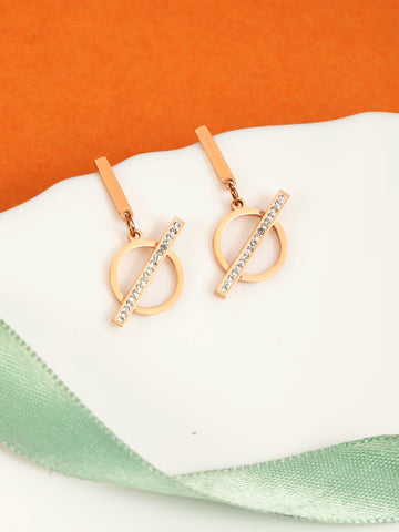 Vesta Rose Gold Earrings