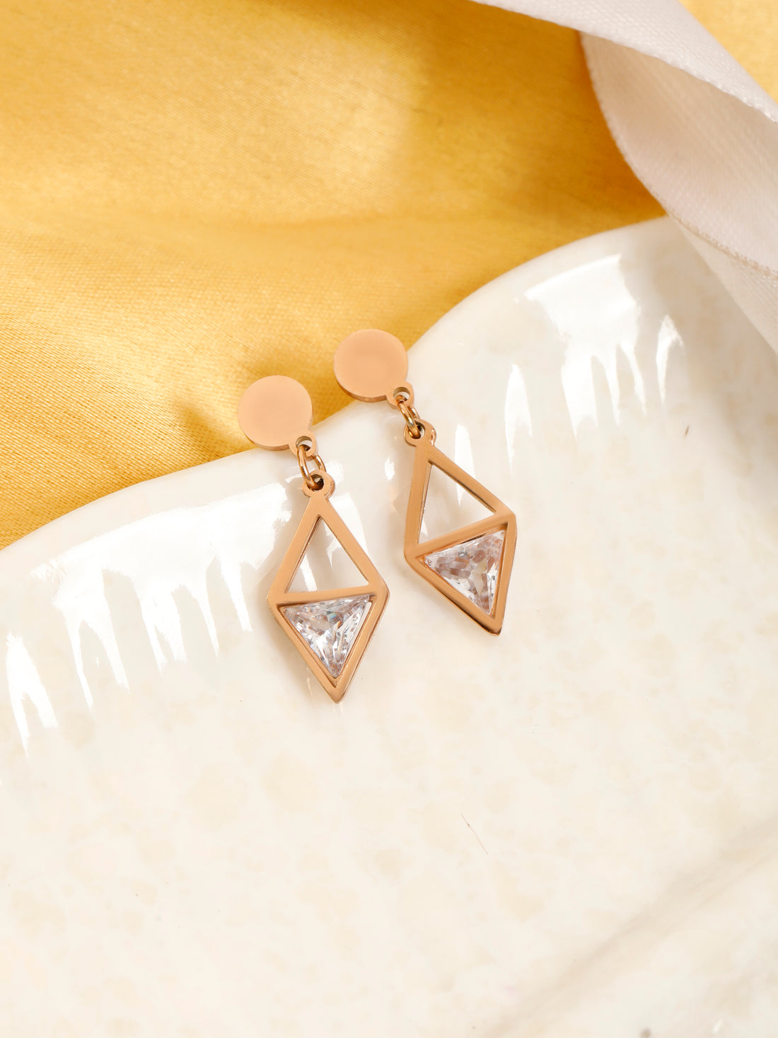 Fawn Rose Gold Earrings