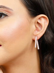 Maud Rose Gold Earrings