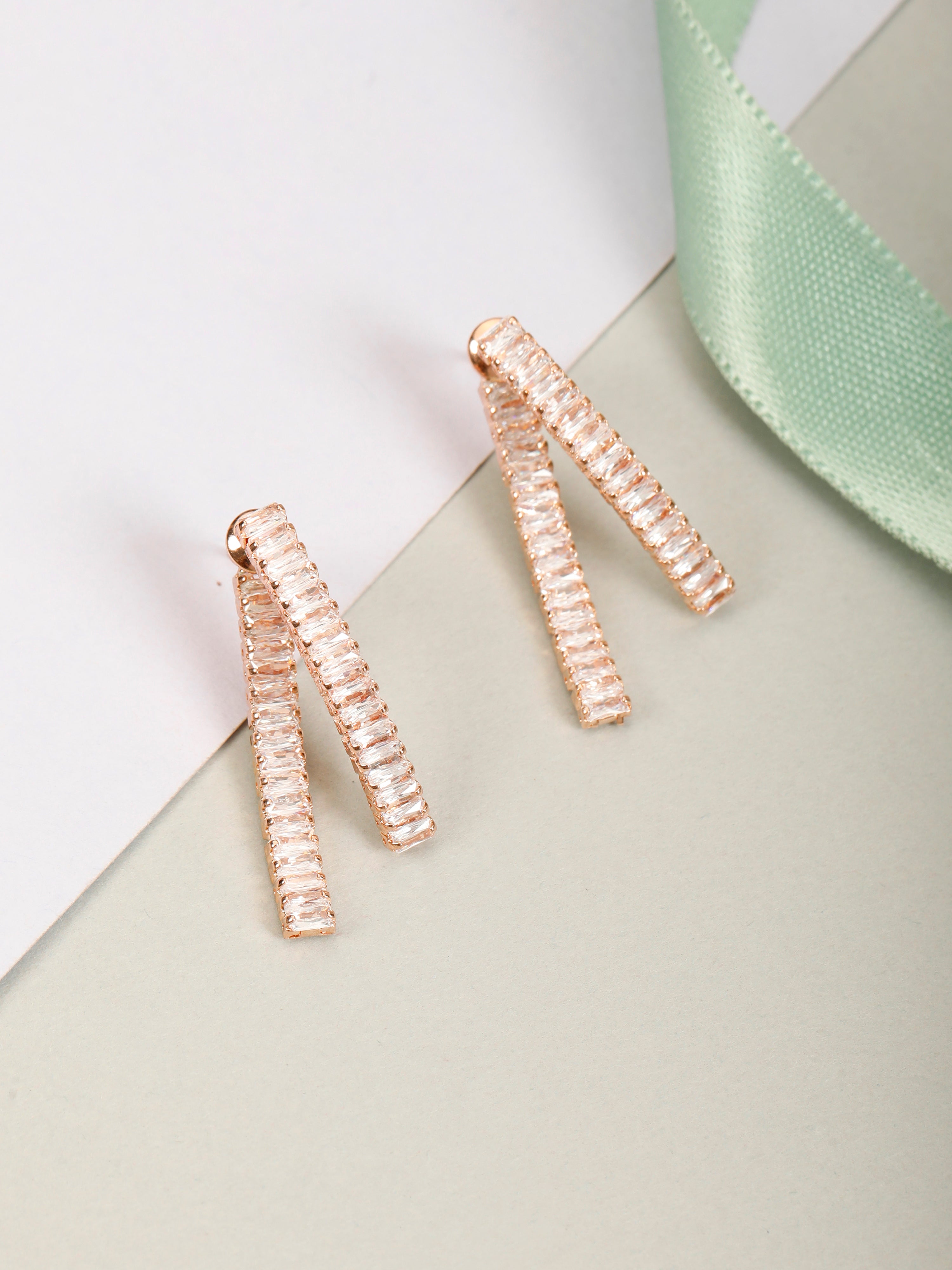 Maud Rose Gold Earrings