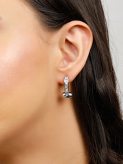 Water Drop Silver Earrings