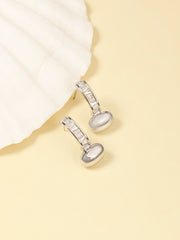 Water Drop Silver Earrings