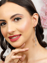 Lighting Star Silver Earrings