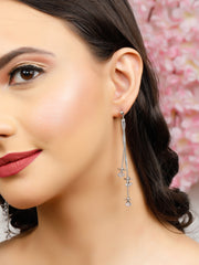 Lighting Star Silver Earrings