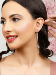 Lighting Star Silver Earrings