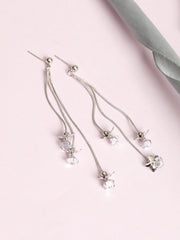 Lighting Star Silver Earrings
