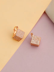 Classic Bold Rose Gold Earrings
