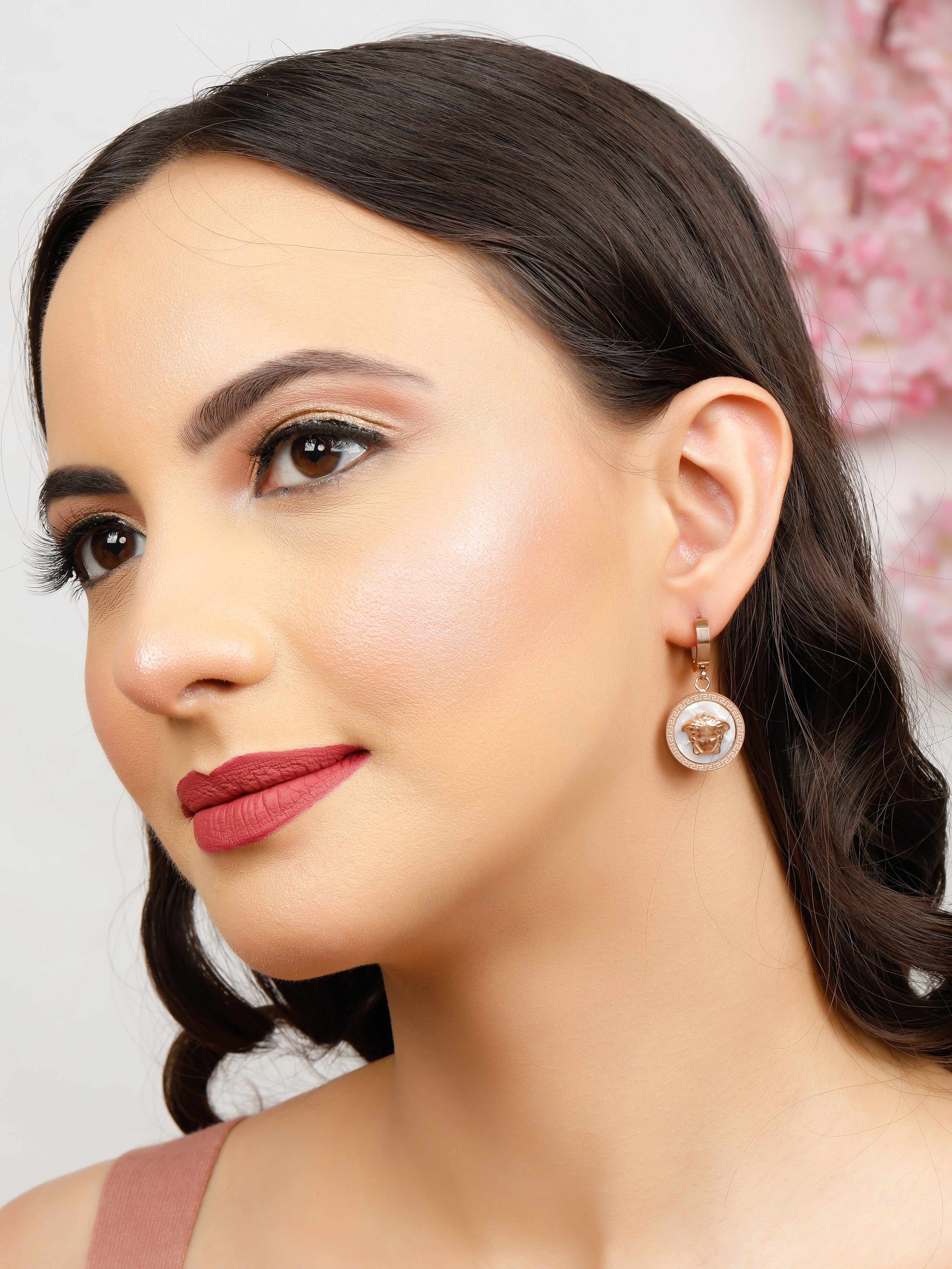 Flirty Pop Rose Gold Earrings