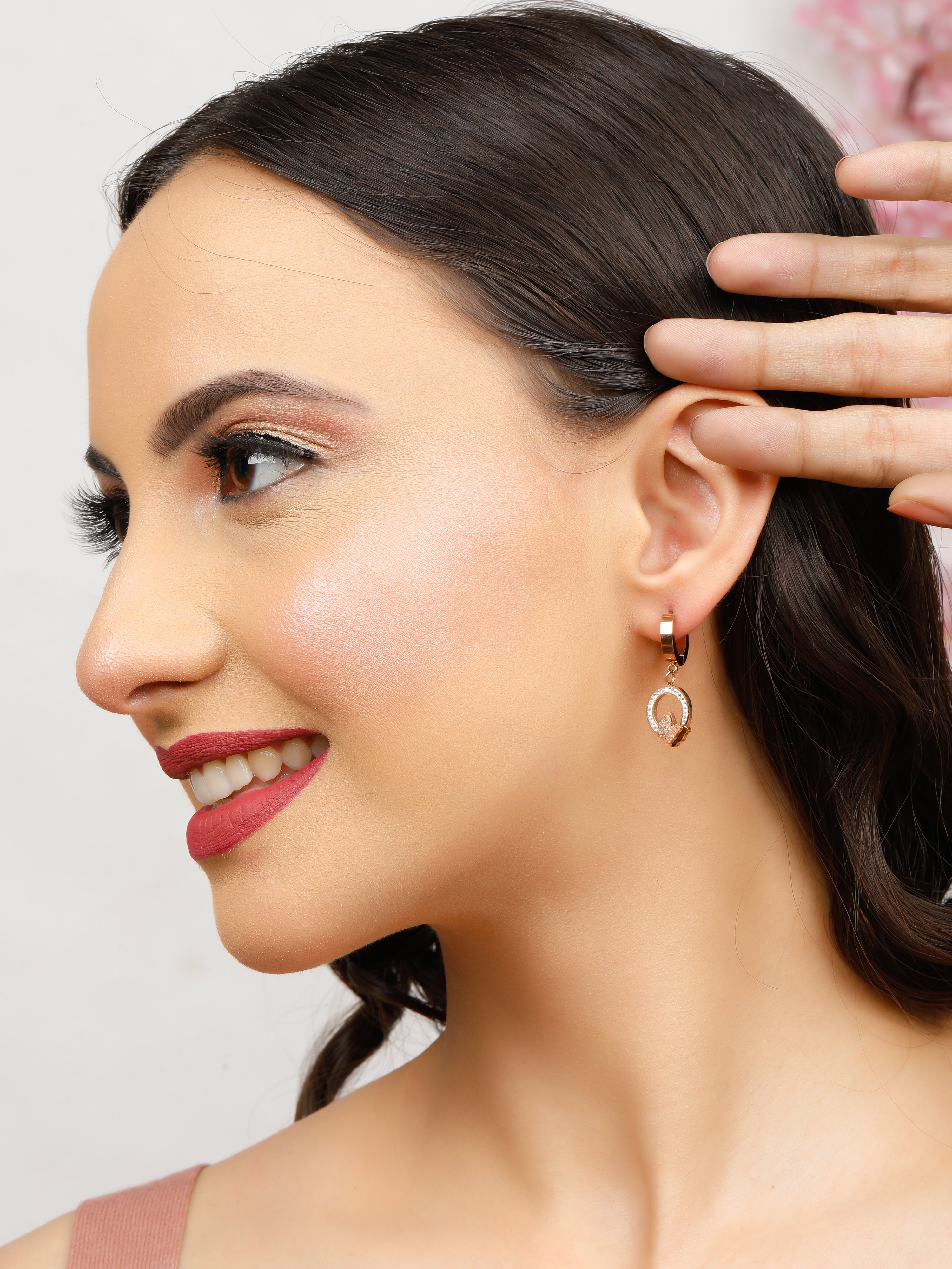 Wilda Classic Rose Gold Earrings