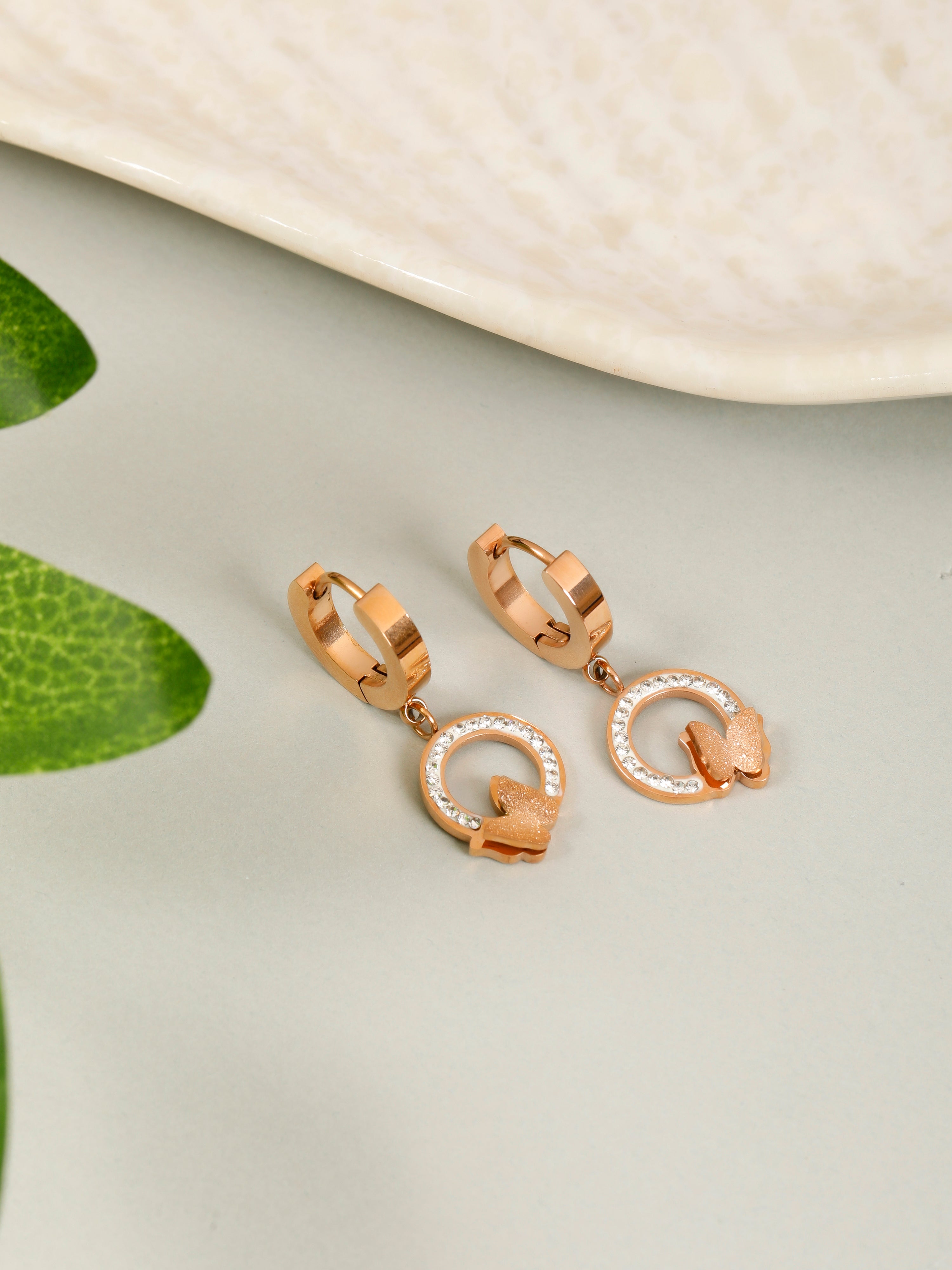 Wilda Classic Rose Gold Earrings