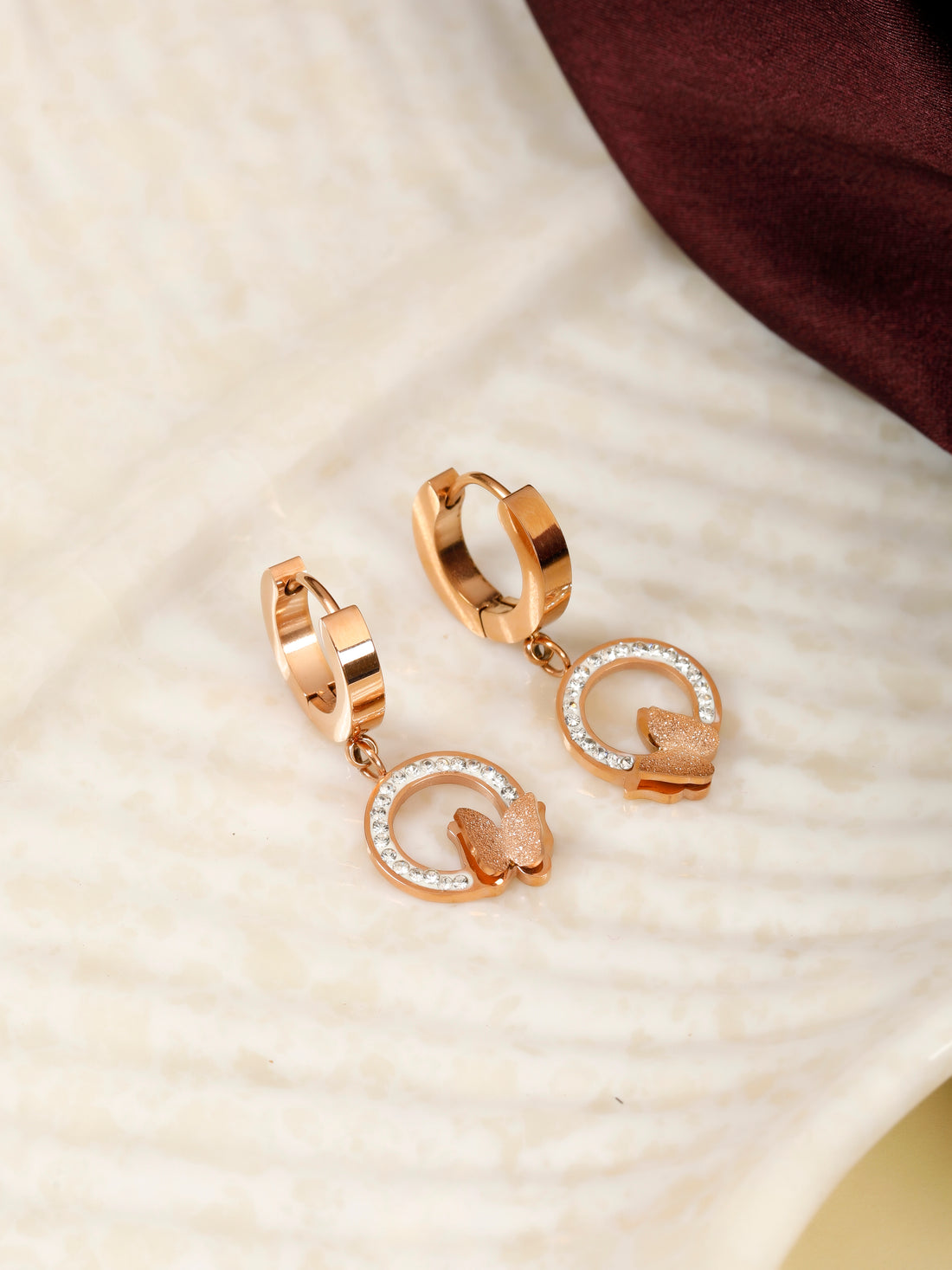 Wilda Classic Rose Gold Earrings