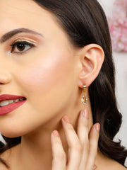 Rue Butterfly Rose Gold Earrings