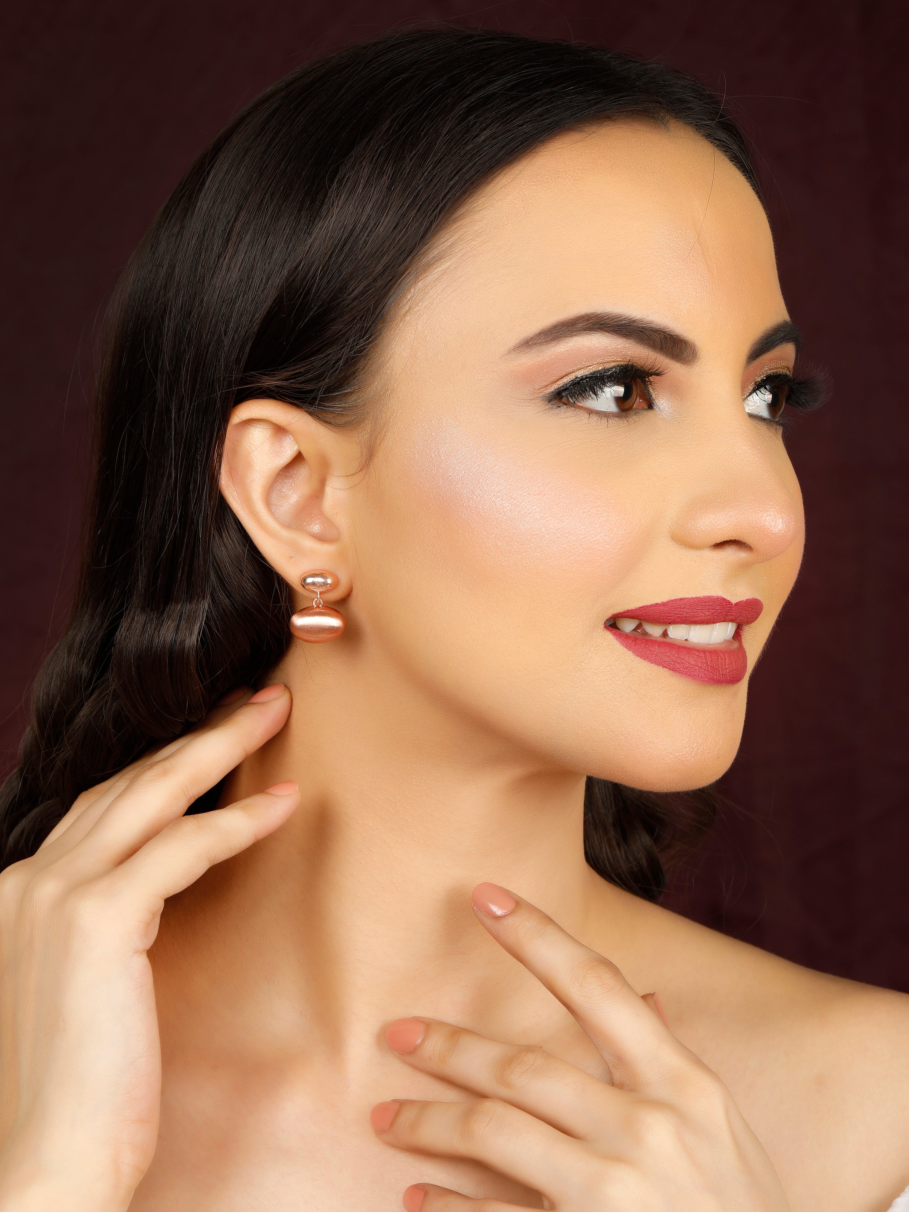 Polly Polished Silver Earrings