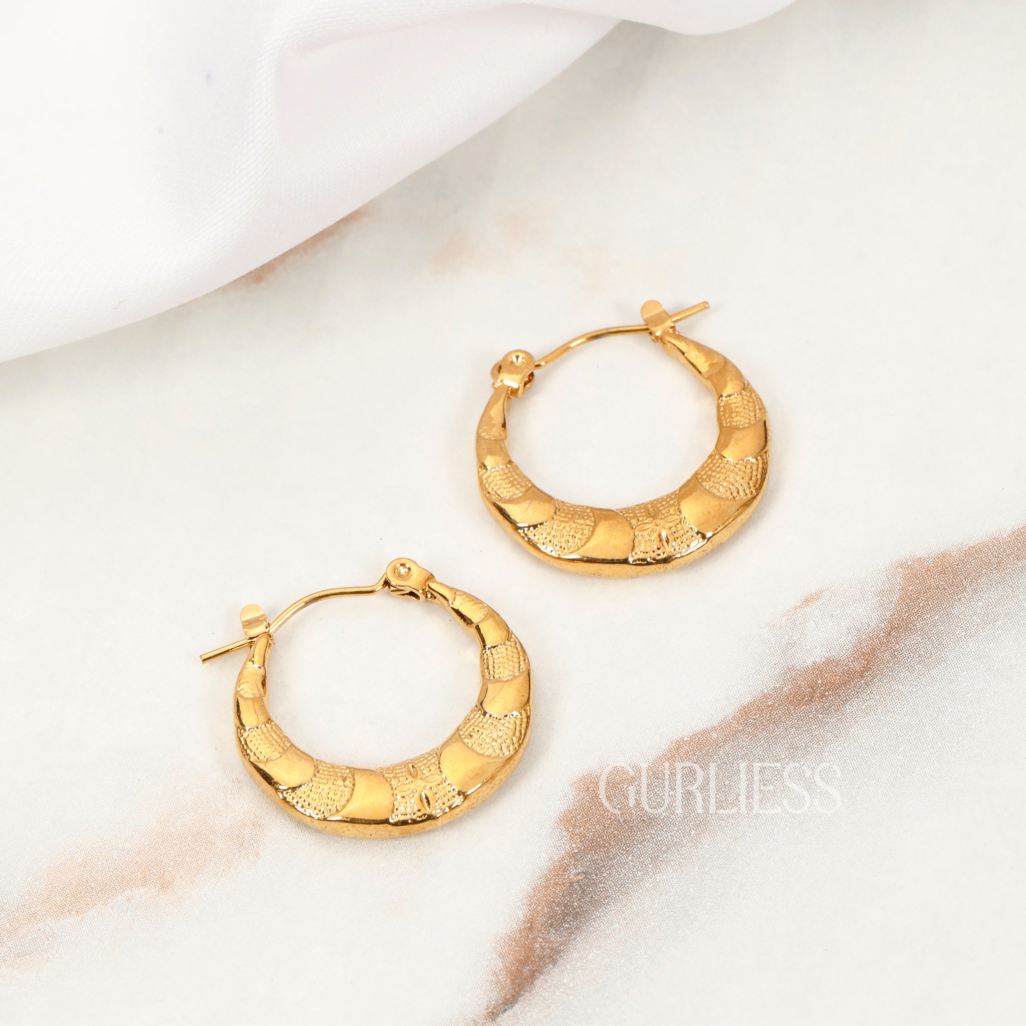 Moon Knight Hoops Earrings