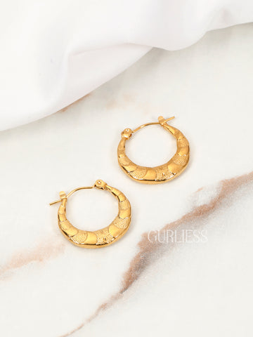 Moon Knight Hoops Earrings